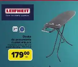 Carrefour Deska do prasowania classic m black Leifheit oferta