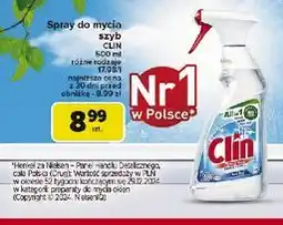 Carrefour Płyn do szyb anti-fog Clin Windows & Glass oferta