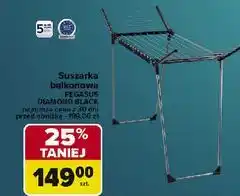 Carrefour Suszarka pegasus diamond black Leifheit oferta