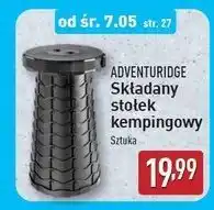 ALDI Stołek turystyczny składany Adventuridge oferta