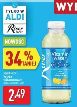 ALDI Woda cytryna-pomarańcza River Sport oferta