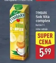 ALDI Sok odporność Tymbark Vita Complex oferta