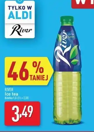 ALDI Napój ice tea green River oferta