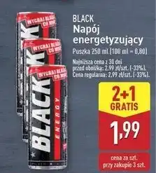 ALDI Napój energetyczny classic Black Energy oferta