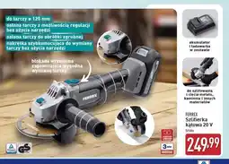ALDI Szlifierka kątowa 20v Ferrex oferta