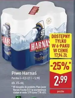 ALDI Piwo Harnaś Jasne Pełne oferta