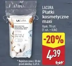 ALDI Płatki kosmetyczne maxi Lacura oferta