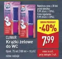 ALDI Krążek żelowy do wc lawendowy Clinair oferta