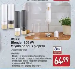 ALDI Elektryczny młynek do soli i pieprzu Ambiano oferta