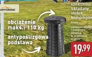 ALDI Stołek turystyczny składany Adventuridge oferta