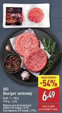 ALDI Burger wołowy Bbq (Aldi) oferta