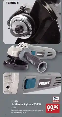 ALDI Szlifierka kątowa 750 w Ferrex oferta