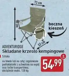 ALDI Krzesło kempingowe Adventuridge oferta