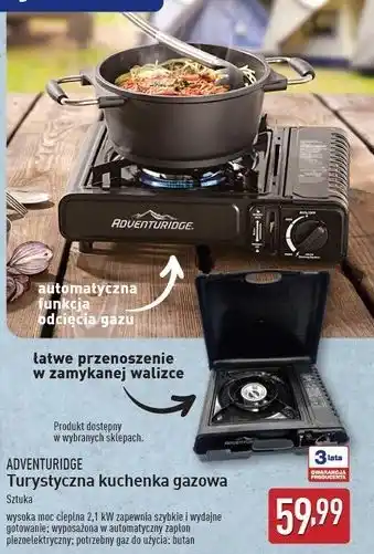 ALDI Kuchenka gazowa Adventuridge oferta