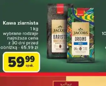Carrefour Kawa ziarnista Jacobs oferta