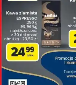Carrefour Kawa ziarnista Lavazza Espresso oferta