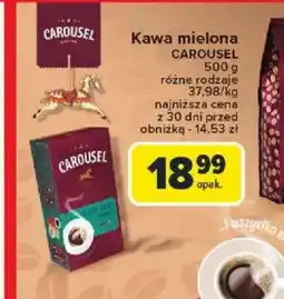 Carrefour Kawa mielona Carousel oferta