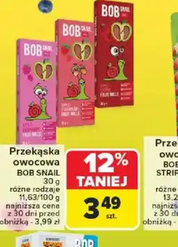 Carrefour Przekąska owocowa Bob Snail oferta