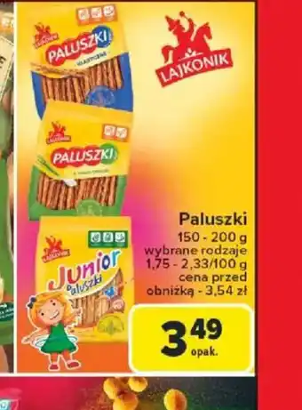 Carrefour Paluszki Lajkonik oferta
