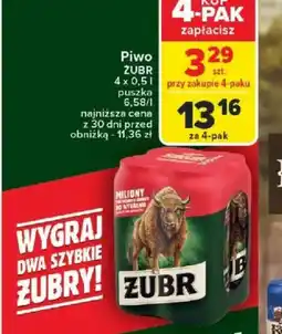 Carrefour Piwo Zubr oferta