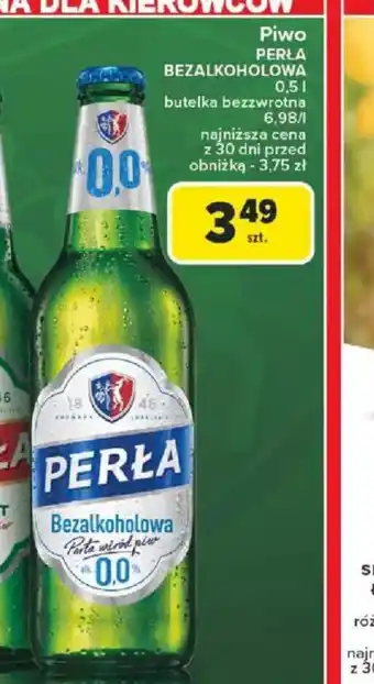 Carrefour Piwo Perła Bezalkoholowa oferta