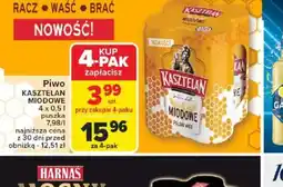 Carrefour Piwo Kasztelan Miodowe oferta
