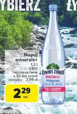 Carrefour Napój minerals+ oferta