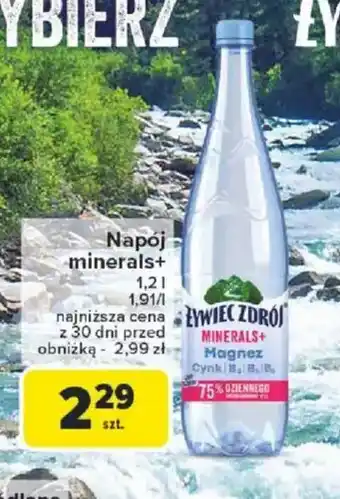 Carrefour Napój minerals+ oferta