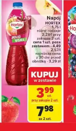 Carrefour Napój Hortex oferta