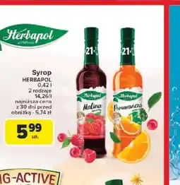 Carrefour Syrop Herbapol oferta