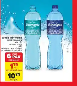 Carrefour Woda mineralna Ustronianka oferta