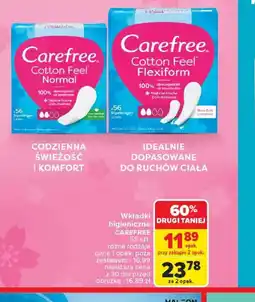 Carrefour Wkładki higieniczne Carefree oferta