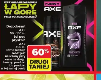 Carrefour Deodorant, żel pod prysznic Axe oferta