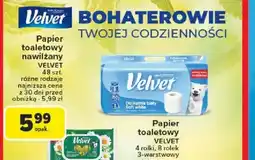 Carrefour Papier toaletowy nawilżany Velvet oferta