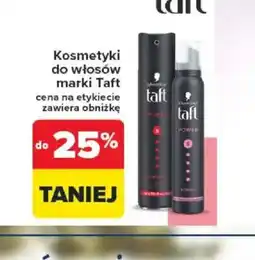 Carrefour Kosmetyki do włosów marki Taft oferta