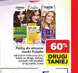 Carrefour Farby do włosów marki Palette oferta