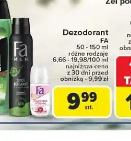Carrefour Deozodorant Fa oferta