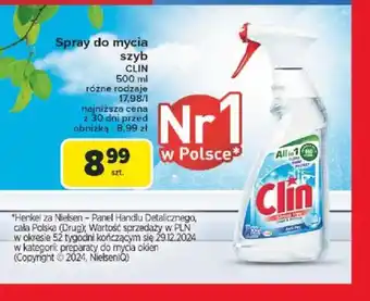 Carrefour Spray do mycia szyb Clin oferta