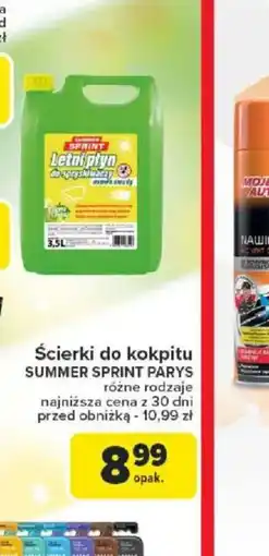 Carrefour Scierki do kokpitu Summer Sprint Parys oferta