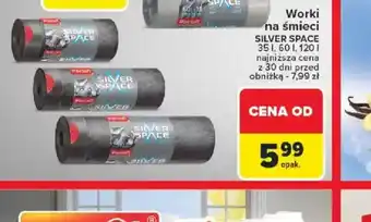 Carrefour Worki na śmieci Silver Space oferta