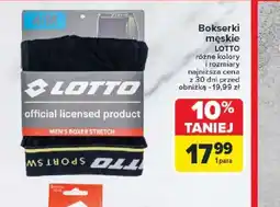 Carrefour Bokserki męskie Lotto oferta