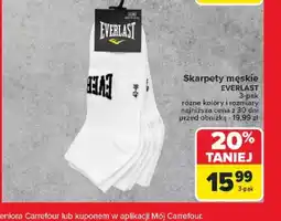 Carrefour Skarpety męskie Everlast oferta