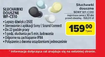 Carrefour Słuchawki douszne Sony WF-C510 oferta