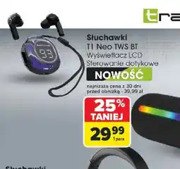 Carrefour Słuchawki T1 Neo TWS BT oferta