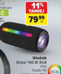 Carrefour Głośnik Stripe TWS BT RGB oferta