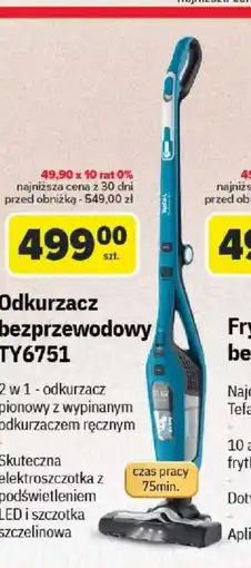 Carrefour Odkurzacz bezprzewodowy TY6751 oferta