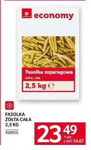 Selgros FASOLKA ŻÓŁTA CAŁA 2,5 KG oferta