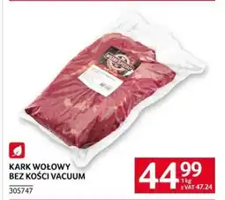 Selgros Kark wołowy, bez kości - vacuum oferta
