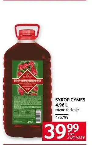 Selgros SYROP CYMES oferta