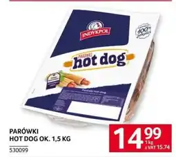Selgros PARÓWKI HOT DOG OK. 1,5 KG oferta